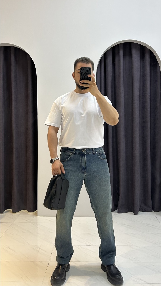 Boxy Basic T-Shirt - Beyaz